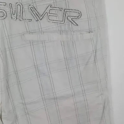 Quiksilver "Relaxed Fit" Plaid Shorts – Size M