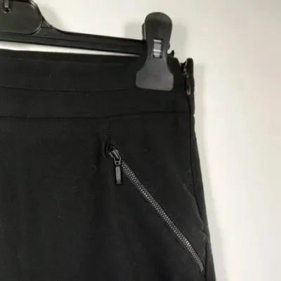 Mini Jupe Noir Zara - Taille 34 (XS) - Neuve - Détails Zips & Fentes