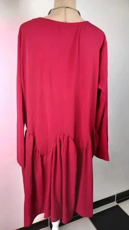Robe tunique bordeaux missguided neuve t.52