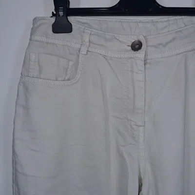 Pantacourt Casual M&S Écru / Crème – Taille 44