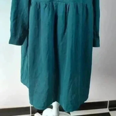 Robe bleue canard de la marque Kiabi taille 50