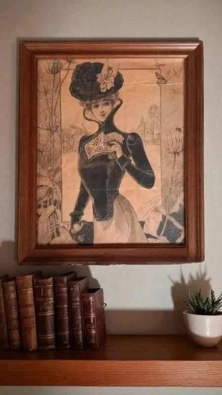 Vintage print – Old illustration from a newspaper