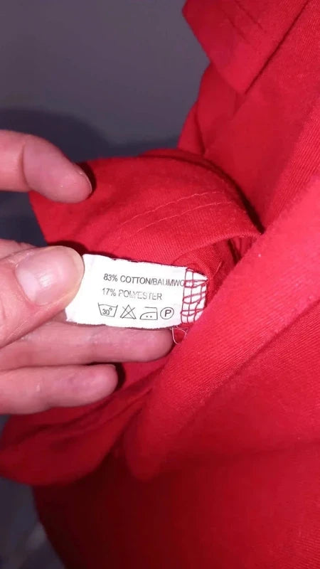 Tee-shirt Rouge Confortable - Étiquette XXXXL