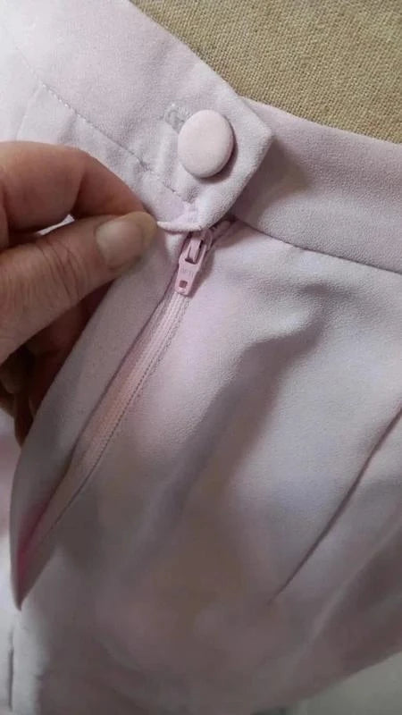 Jupe Longue rose Fluide Sixth Sense T.42