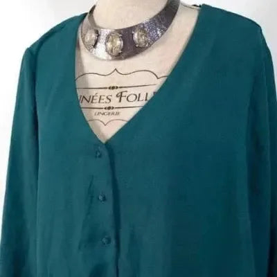 Robe bleue canard de la marque Kiabi taille 50