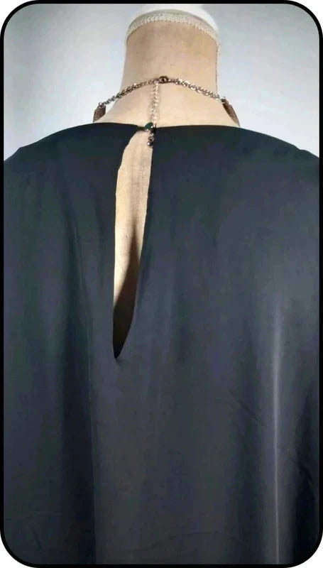 Belle longue tunique noire marque H&M taille 54