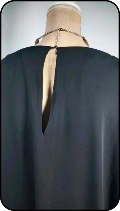 Belle longue tunique noire marque H&M taille 54