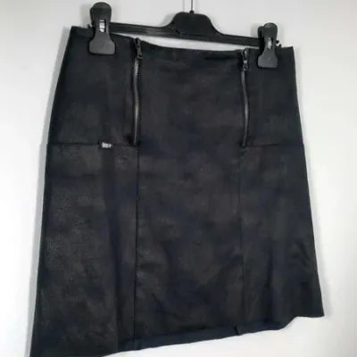 Jupe Courte "La Mode est à Vous" - Taille 36 - Neuve - Noir Aspect Vieilli