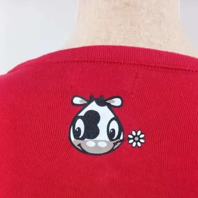Cache Cache T-shirt – "Meuh Voilà Bien" – Cow Print – Fitted Cut – Size 38 (M)