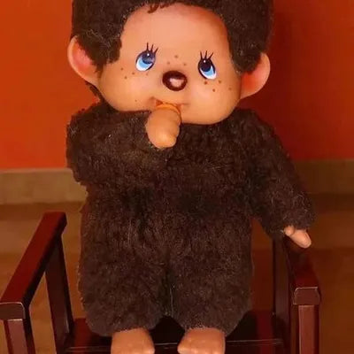 Vintage Kiki Monchhichi Plush 80s – Ajena France – 1st Generation – 18/20 cm