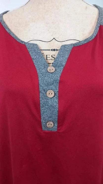 Tunique Neuve 5XL (54/56) - Manches Raglan Bicolore - Style Décontracté