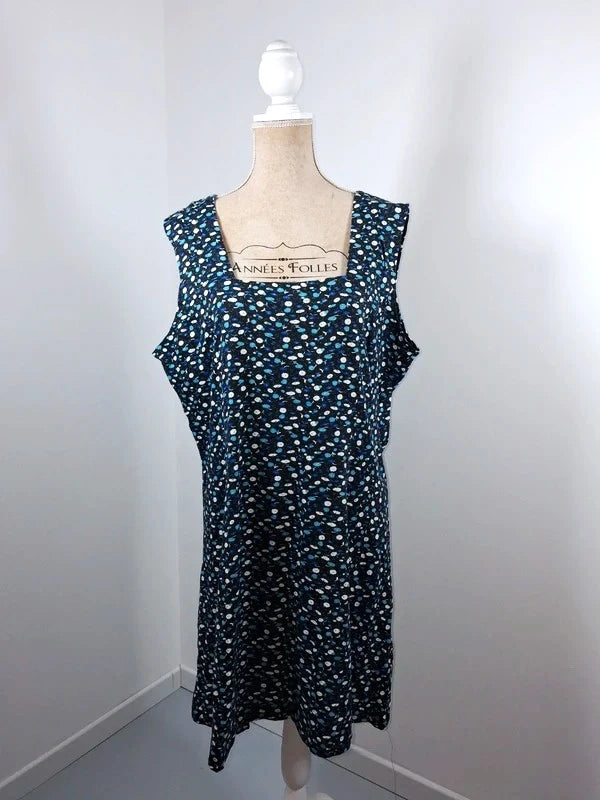Robe jersey légère fleurie Blancheporte 54 – État Neuf