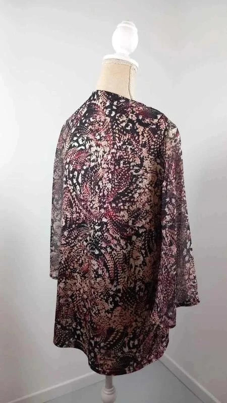 Tunique Voile Jacqueline Riu - Imprimé Python/Abstrait - Taille 4 (44/46)