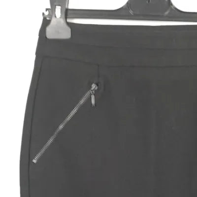 Mini Jupe Noir Zara - Taille 34 (XS) - Neuve - Détails Zips & Fentes