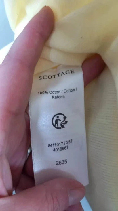 Tunique Scottage Jaune 100% Coton - Taille 6 (XXL/48)