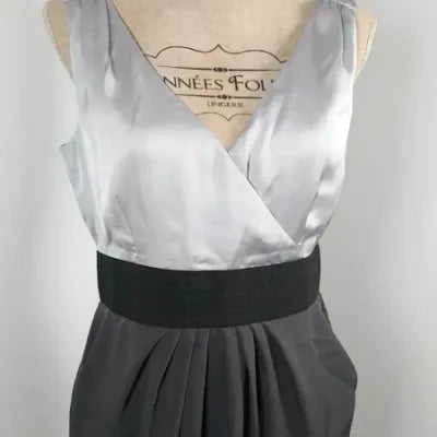 H&M Satin Dress Size 40 - New - Wrap Cut & Pockets
