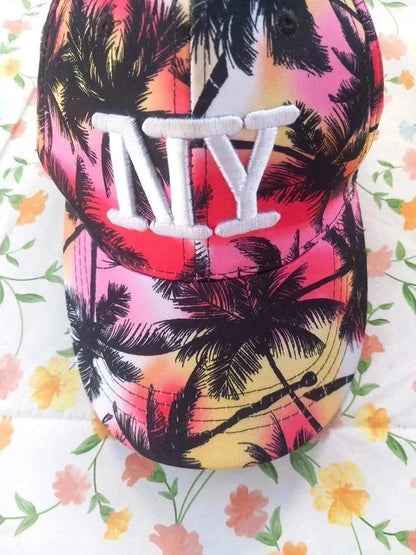 Casquette NY "Tropical Sunset" Style Californien