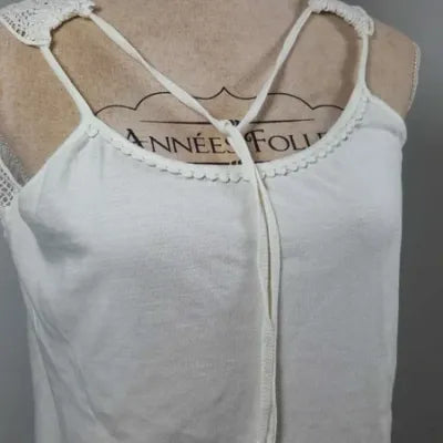 Débardeur O'neill Blanc Bohème - Taille S - Dentelle & Pompons