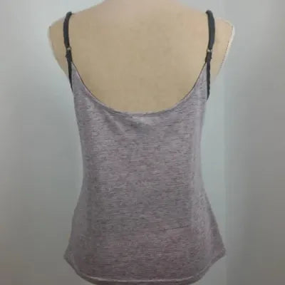 Lola Espeleta Striped Cami Top - Heather Grey - Very Good Condition - Size M