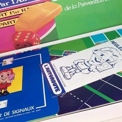 Jeu de Société Vintage – L’Autoroute Coupe d’Or – Dujardin – Complet 2-6 Joueurs