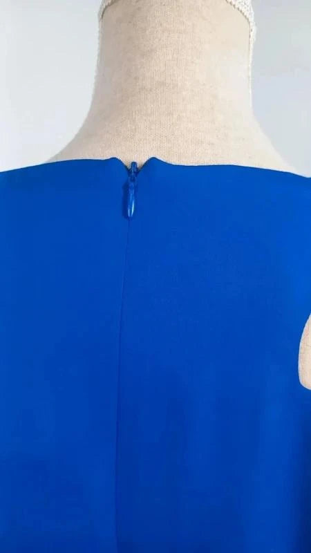 Longue Tunique/Robe courte NEUVE - T. 40 - Mademoiselle R (La Redoute) - Bleu Ro