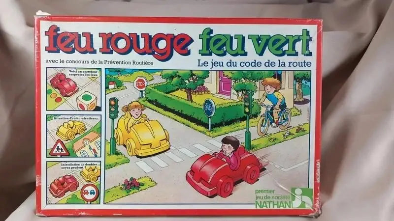 Vintage Nathan Educational Game – Red Light, Green Light – 1987 – Complete