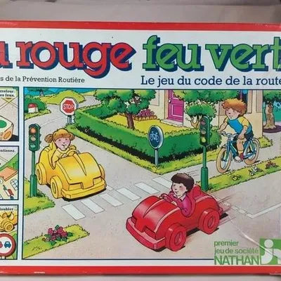 Vintage Nathan Educational Game – Red Light, Green Light – 1987 – Complete