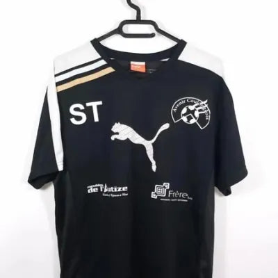 Maillot de Sport PUMA Noir & Blanc Édition "Avenir Coulongois" Taille L