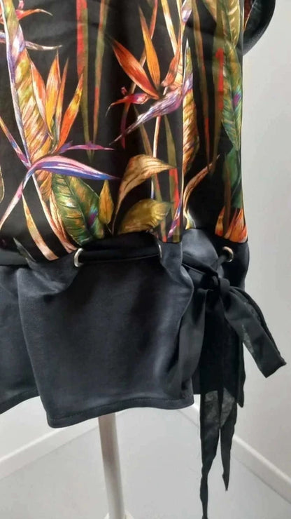 Camaieu Tropical Print Flowy Blouse – Size 38 – NEW