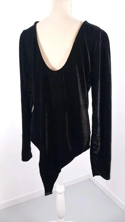 Body en Velours Noir Kiabi - Neuf - Taille 46/48