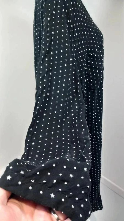 Robe/Tunique Noire "Étoiles" - Bonprix - T. 54