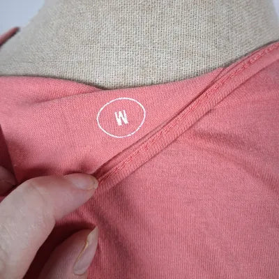 Tunique Longue Bi-matière Rose & Bleu Marine – Motif Oiseaux – Taille XL