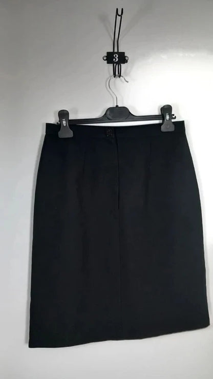 Jupe Crayon Noire Chic - Taille 38 - Neuve - Coupe Droite Business & Élégante