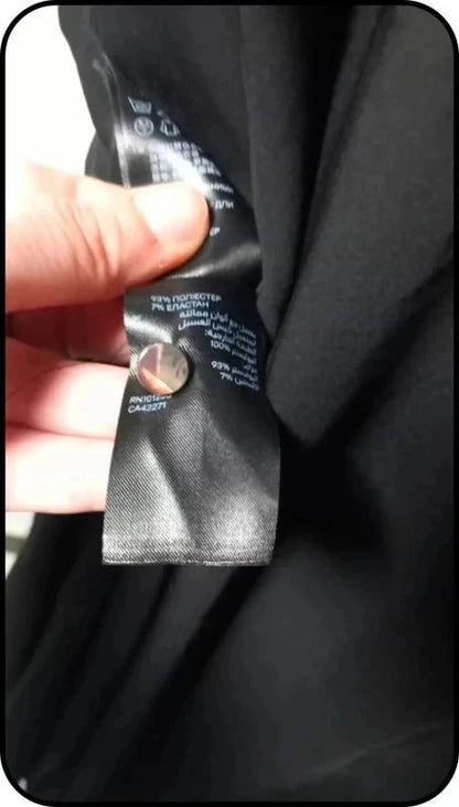 Belle longue tunique noire marque H&M taille 54