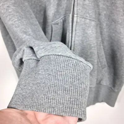 Sweat Zippé Capuche PUMA Camouflage Bleu – Style Streetwear Sport – Gris Chiné – Taille M