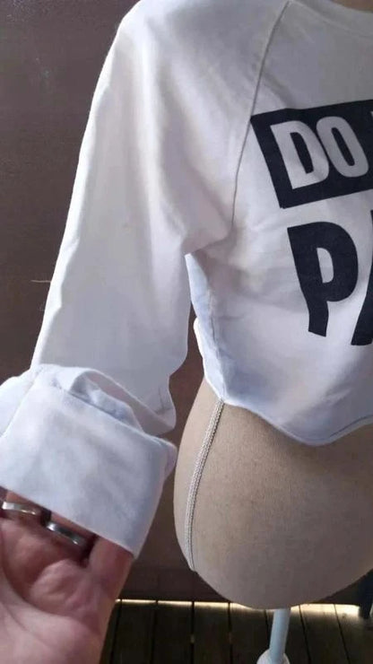 Crop Top Do It With Passion – Streetwear & Motivation Jennyfer brand size
