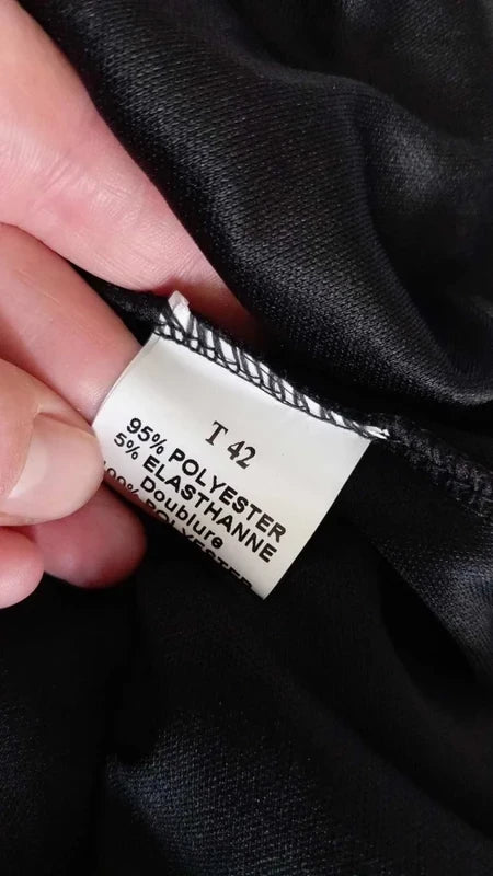 Jupe Noire en Tulle Ligne à suivre - Taille 42 - Coupe Asymétrique à Pointes