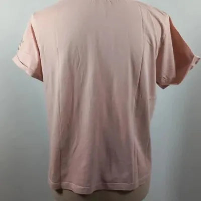 Bizzbee Pastel Pink "Complètement à l'West" T-shirt L