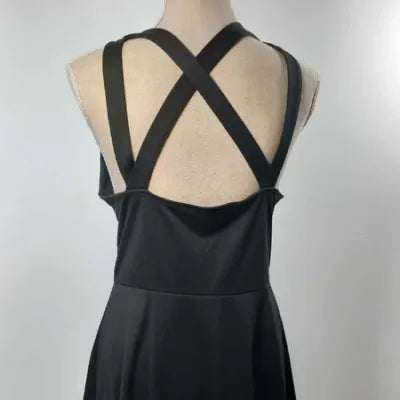 Fb Sister Black Skater Dress – Original Crossover Back – Size S