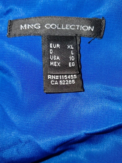 Superb flowy dress in a bright and intense royal blue from the MNG range