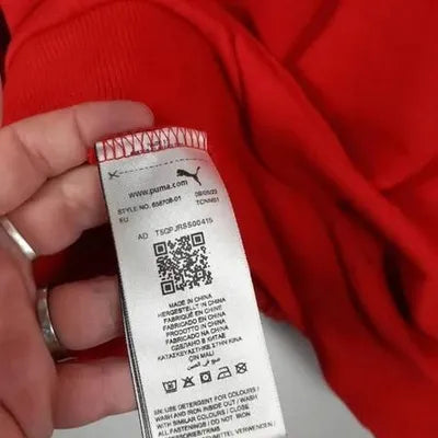 Veste à Capuche PUMA Sportswear Rouge Éclatant – Neuve – Taille S