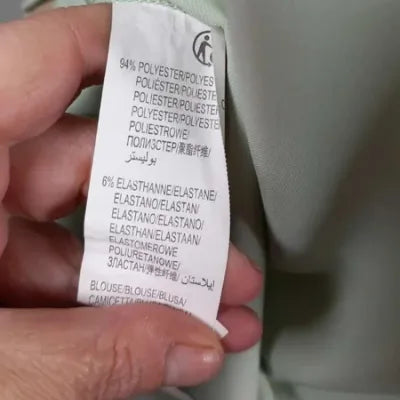 Mint green sleeveless fluid top – Kiabi – Size M
