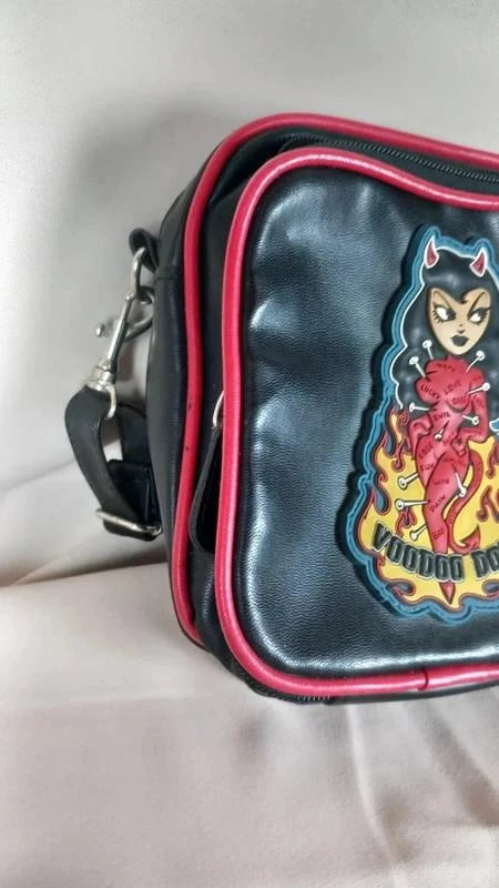 Sac Bandoulière "Voodoo Doll" Style Kustom / Rockabilly / Goth